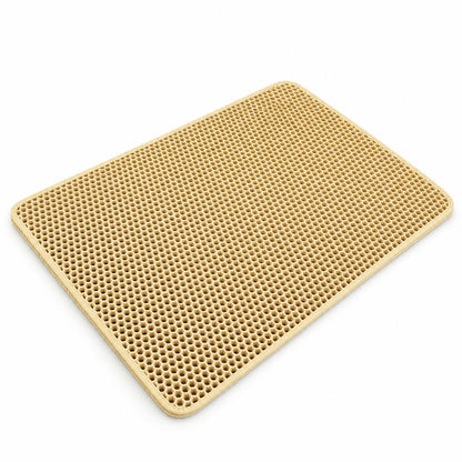 Alfombrilla atrapa-arena para gatos · Beige