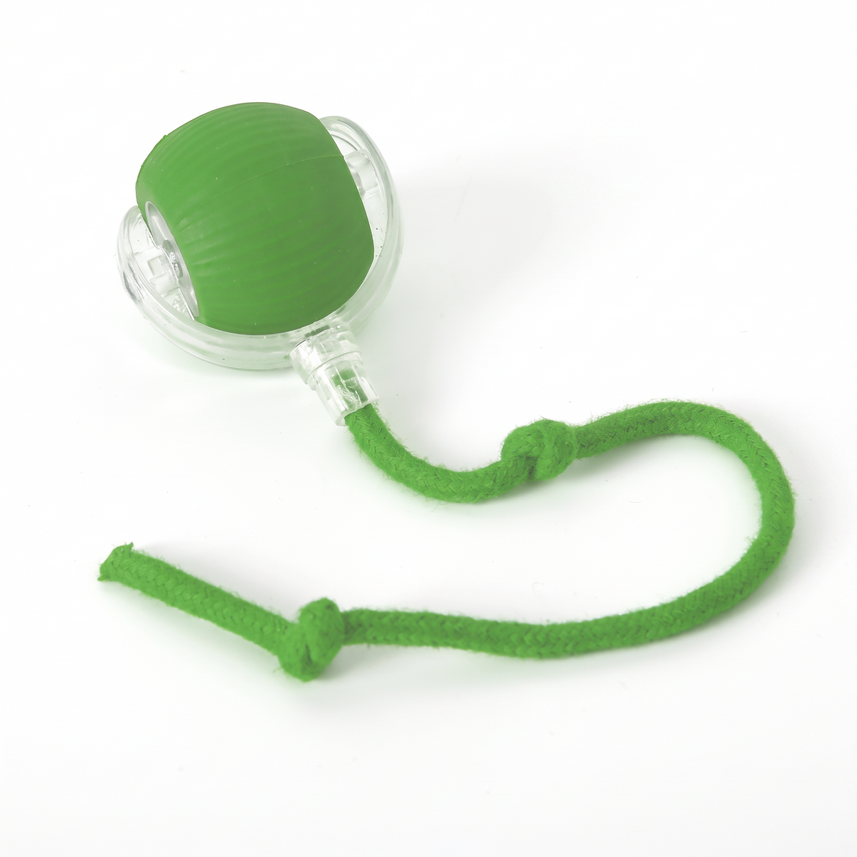 Pelota interactiva automática para gatos · Con cuerda · Verde