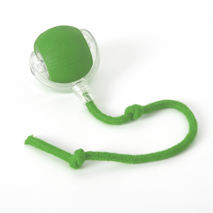 Pelota interactiva automática para gatos · Con cuerda · Verde