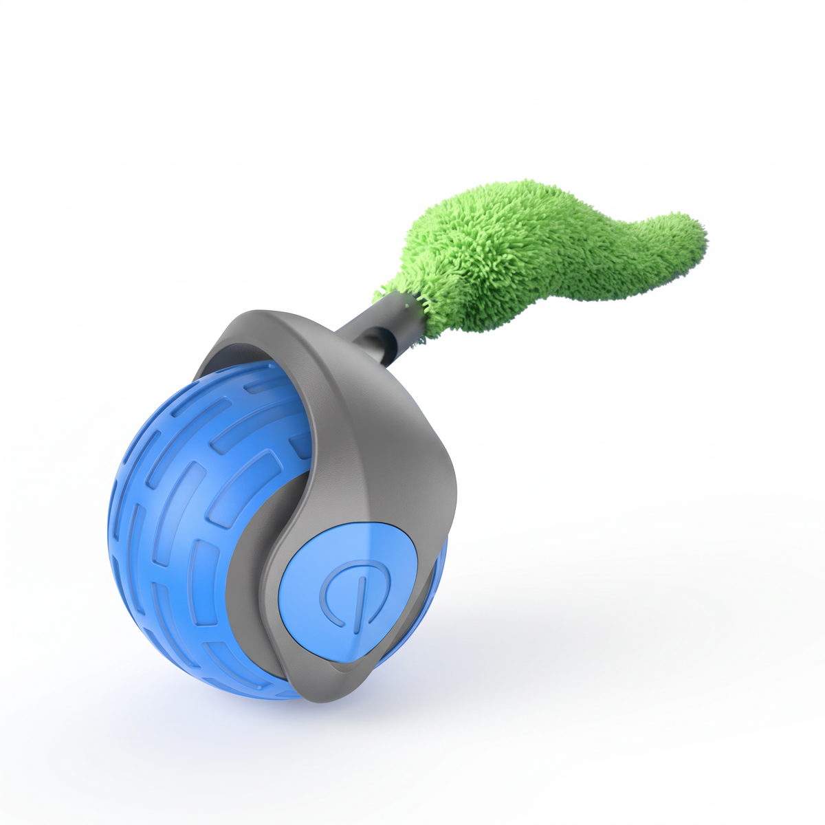 Pelota interactiva automática para gatos · Con cola · Azul